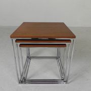 Ensemble de 3 tables d'appoint, ensemble mimi, années 1960