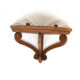 Wooden corner shelf