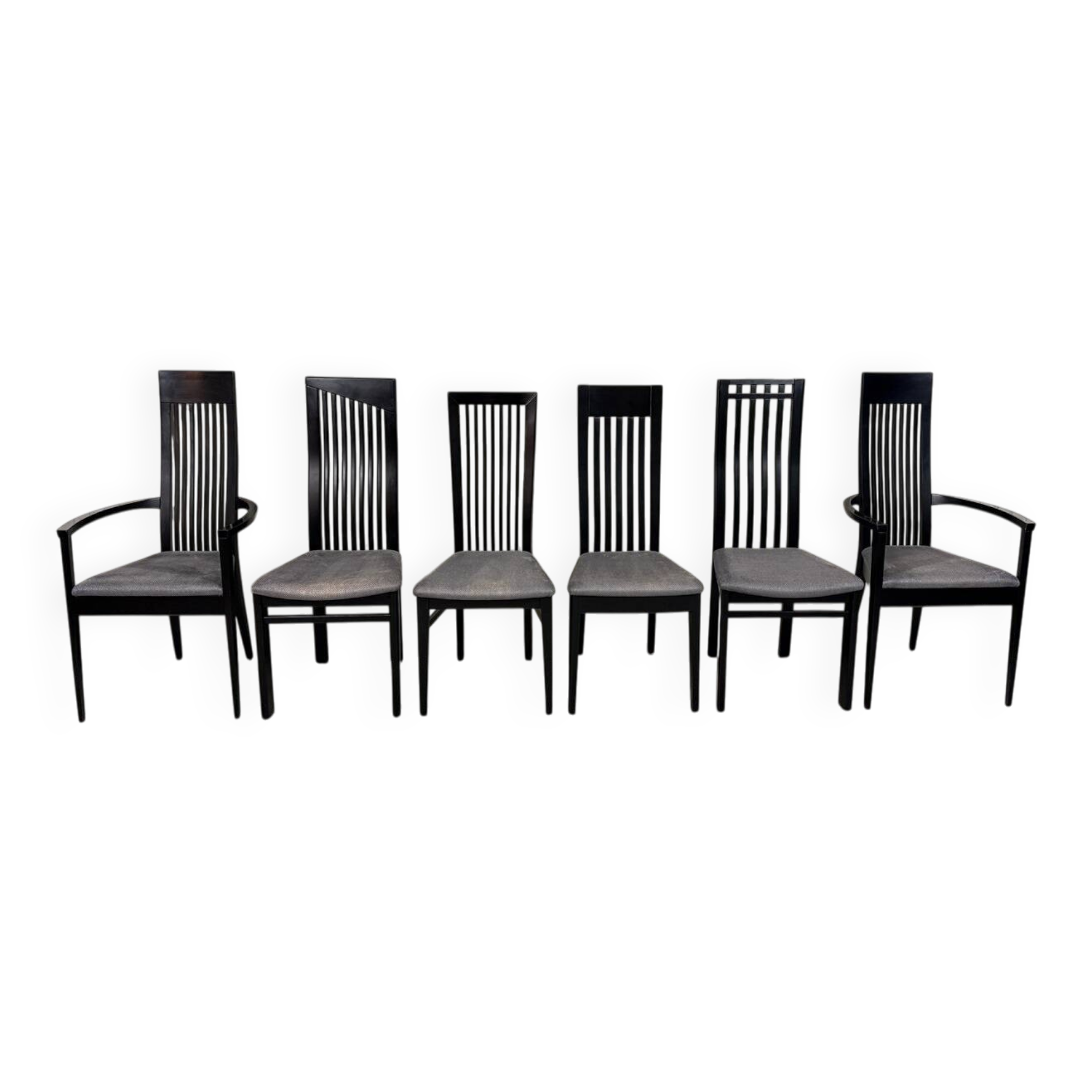 Chaises de salle à manger Tonon Italie par Wolf Schmidt Bandelow années 1980.