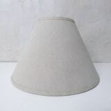 linen-colored fabric lampshade, 25cm