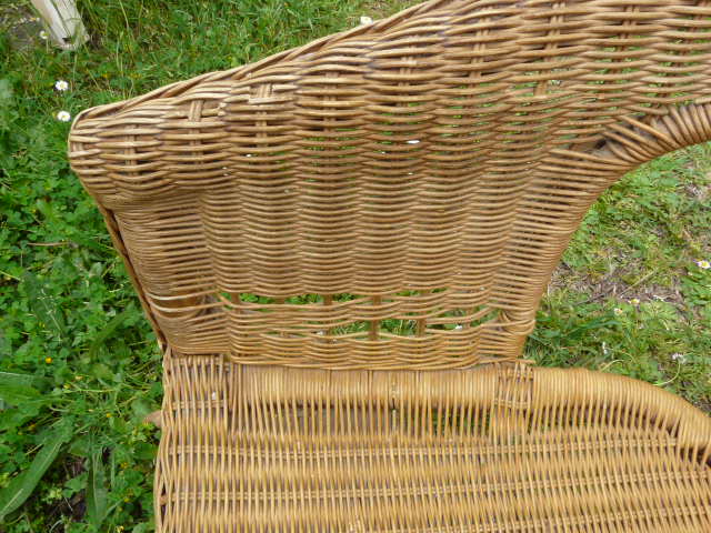 60s wicker chair
