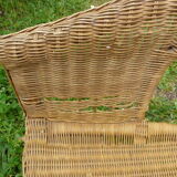 60s wicker chair