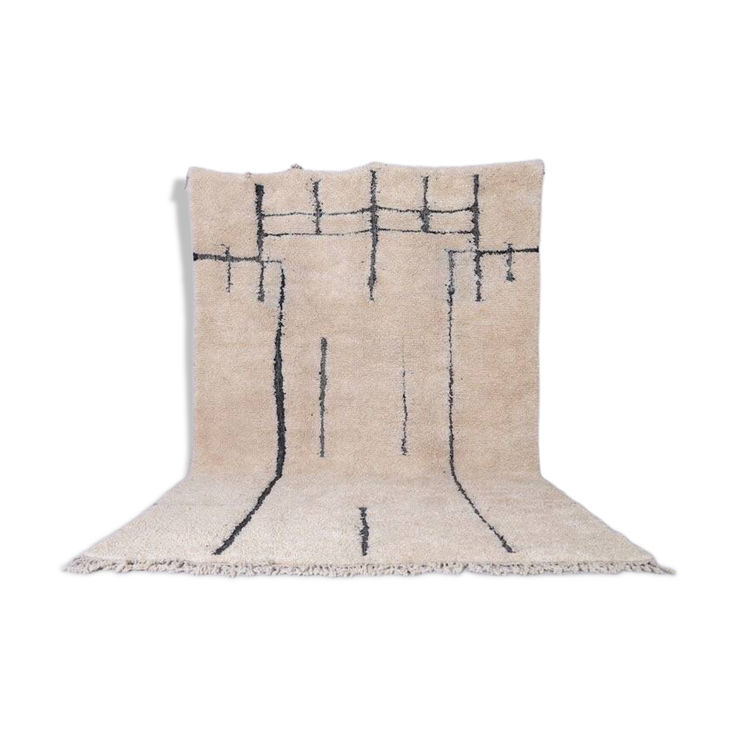 Tapis berbère fait main authentique taille 1,5/2,5 m