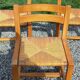 Set of 3 chairs from Regain in solid elm.