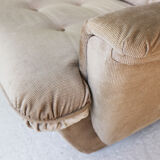 Four seat corduroy couch from the '70s