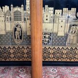 Wooden screen attributed to Baumann
