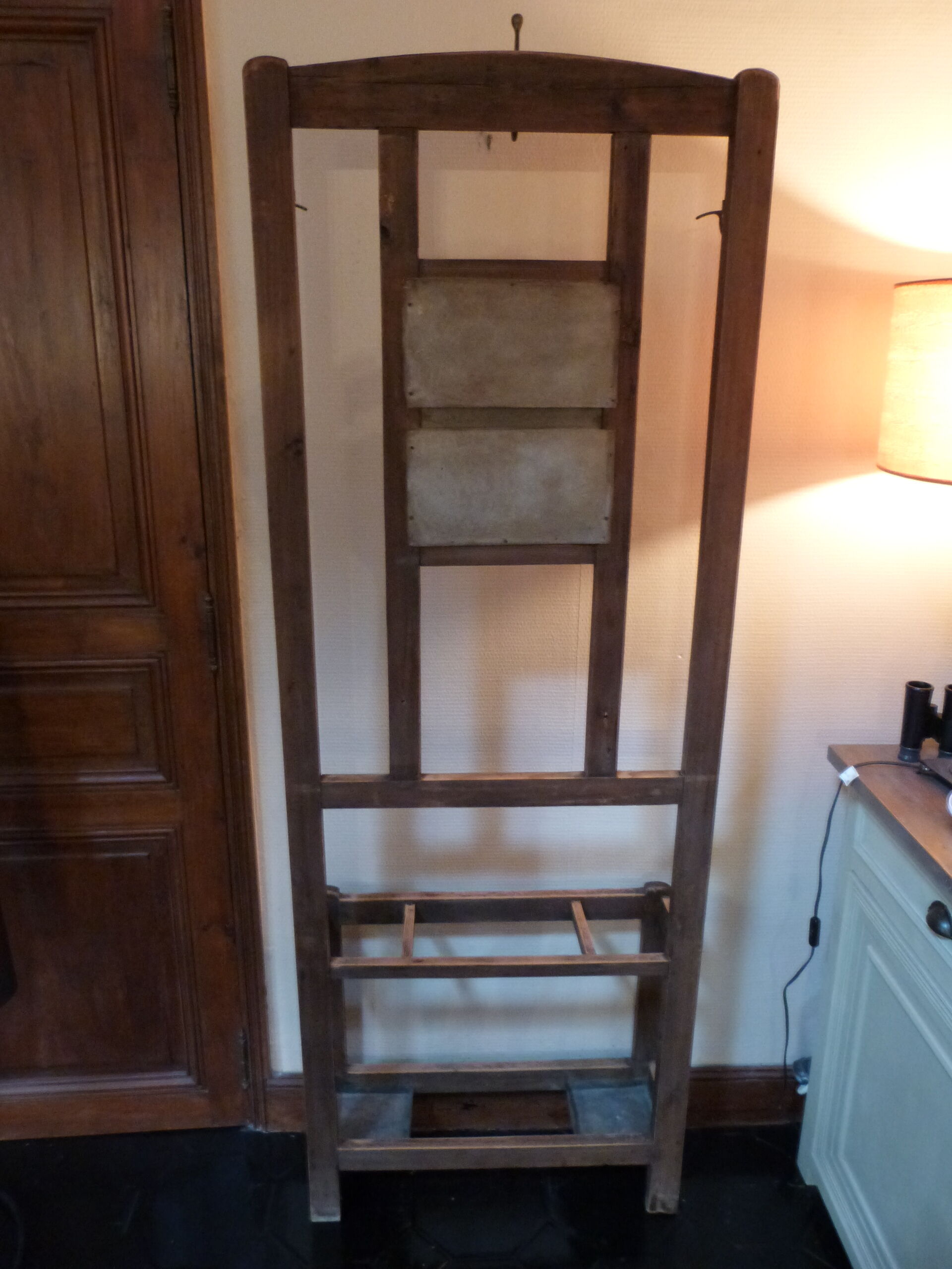 Old wooden coatrack
