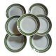 7 antique flat plates Moulin des Loups