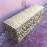 Banc en osier berbere