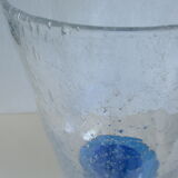 Bubbled glass vase transformable into a photophore