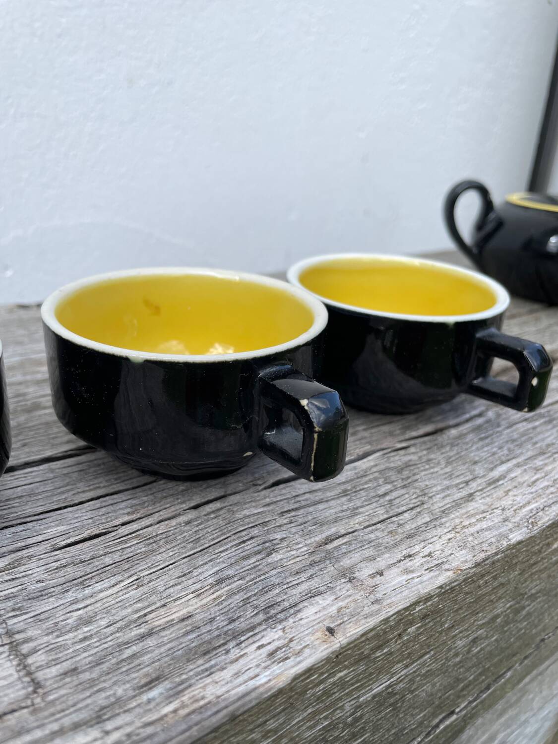 Biarritz ceramic bistro coffee cups