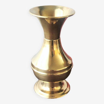 Vase soliflore laiton doré