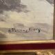 Antique painting, still life with lilacs and peonies signed Van der Berg circa 1950
