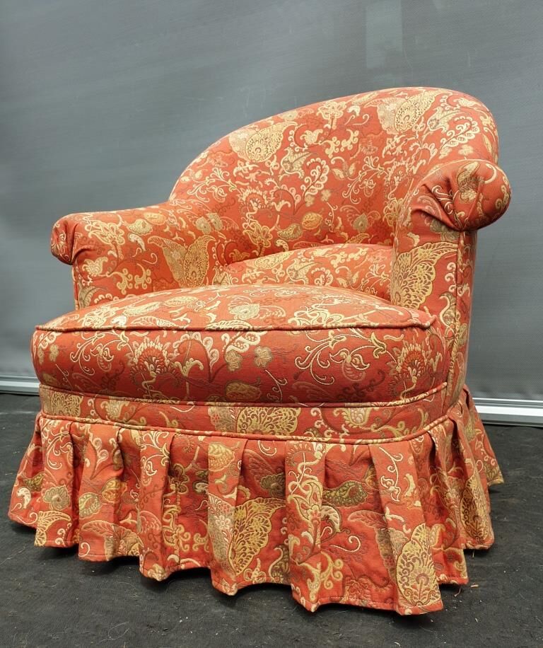 Toad armchair upholsterer cashmere fabric
