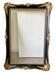 Antique frame Black & gilded borders on wood 51 x 35.5 cm