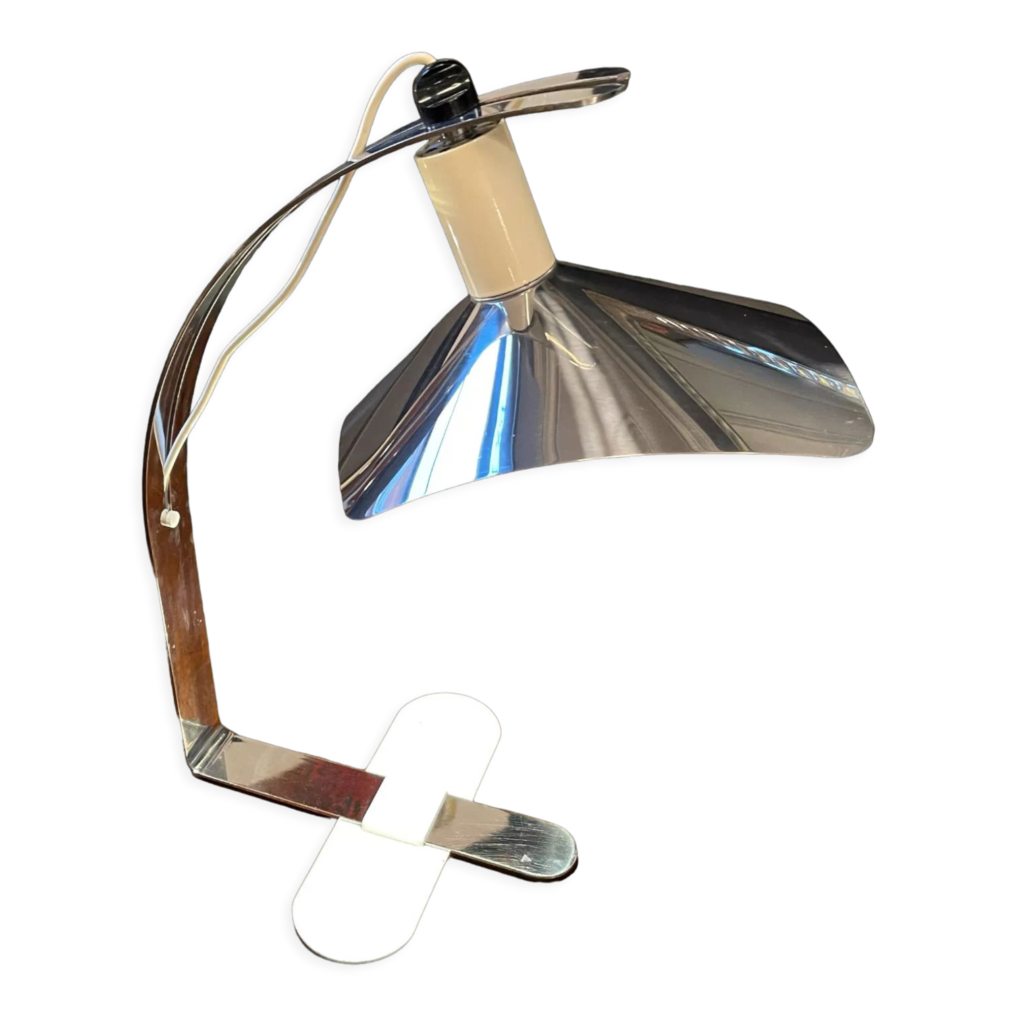 Table / desk lamp " corolla " by giovanni grignani for luci, ca 1970