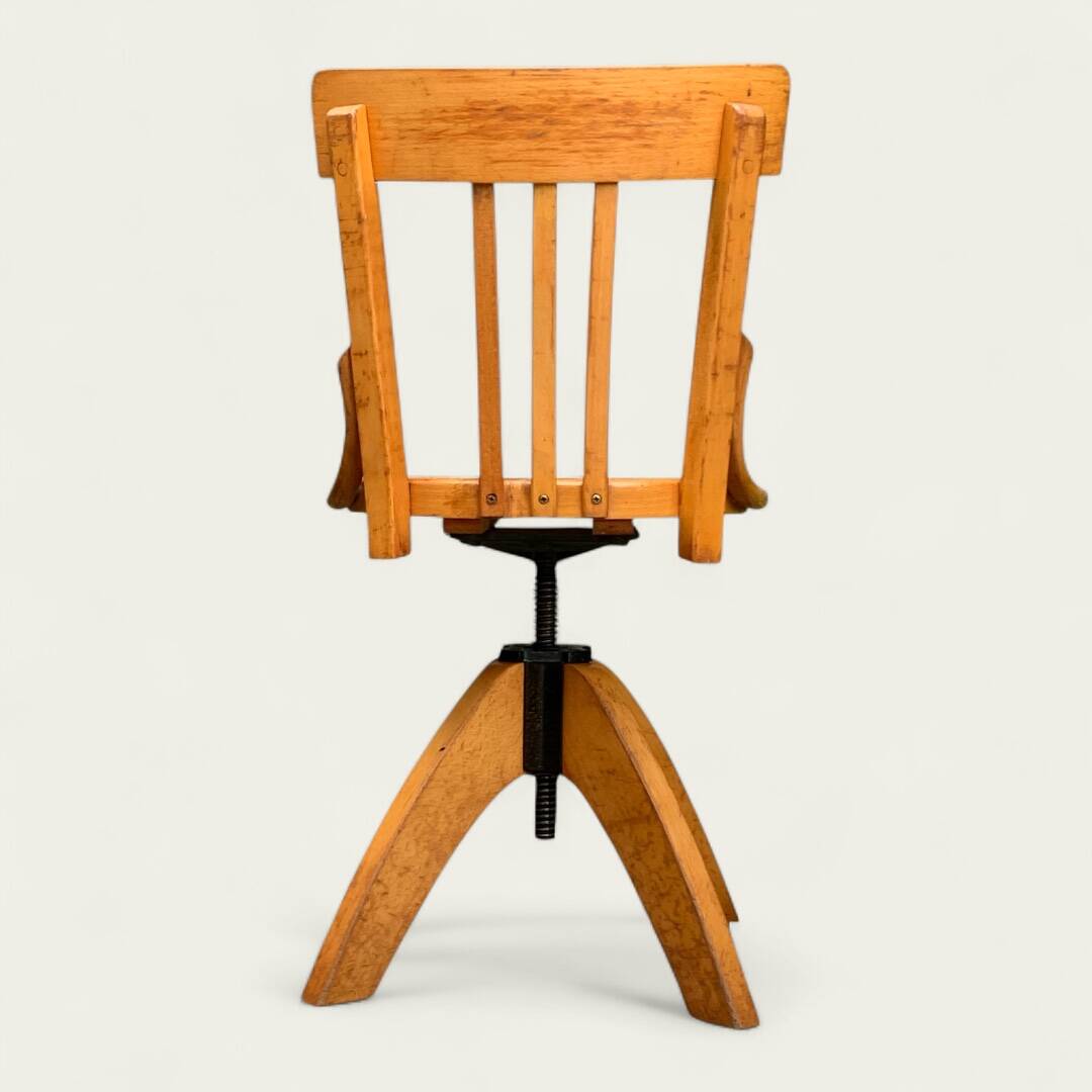 Pair of Baumann rotating screw chairs 1960