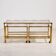 Brass coffee table, set of 3