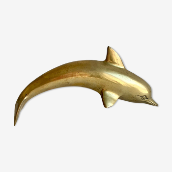Brass Dolphin Figure