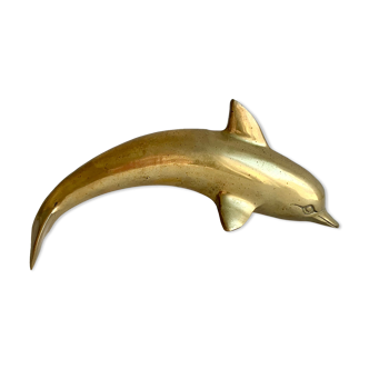 Brass Dolphin Figure