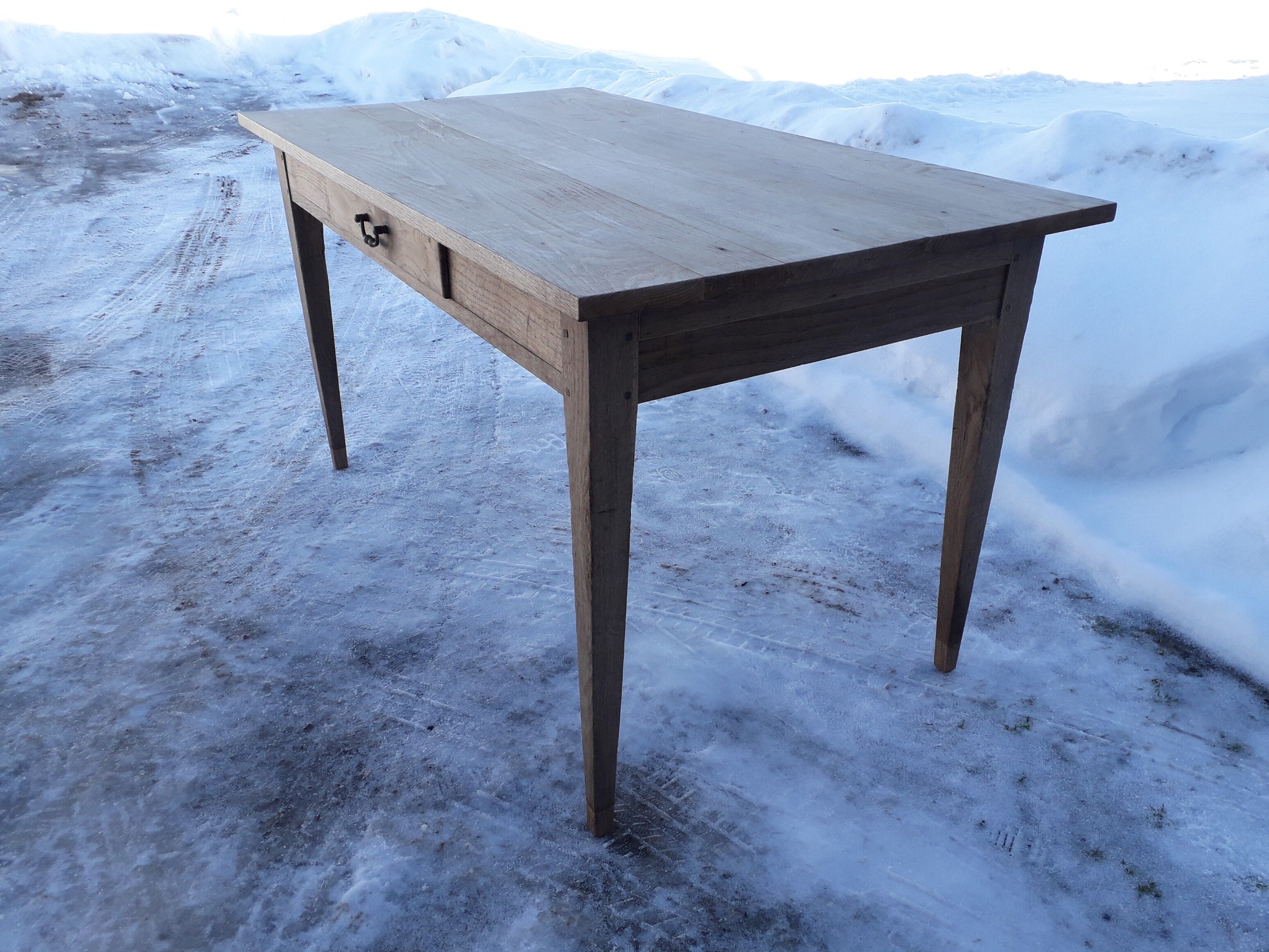 Old farmhouse table 140 cm