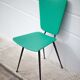 Chaise skaï verte, 50