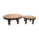 Duo coffee tables Roger Capron model Garrigue