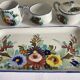 Coffee/breakfast service in Italian porcelain, Royal Peruzzi, thousand.