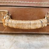 Duo of old suitcases