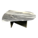 Large vintage unique marble table with zig zag base, France, 1980s