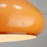 Large Space Age Brown Pendant Lamp from Guzzini, 1960s