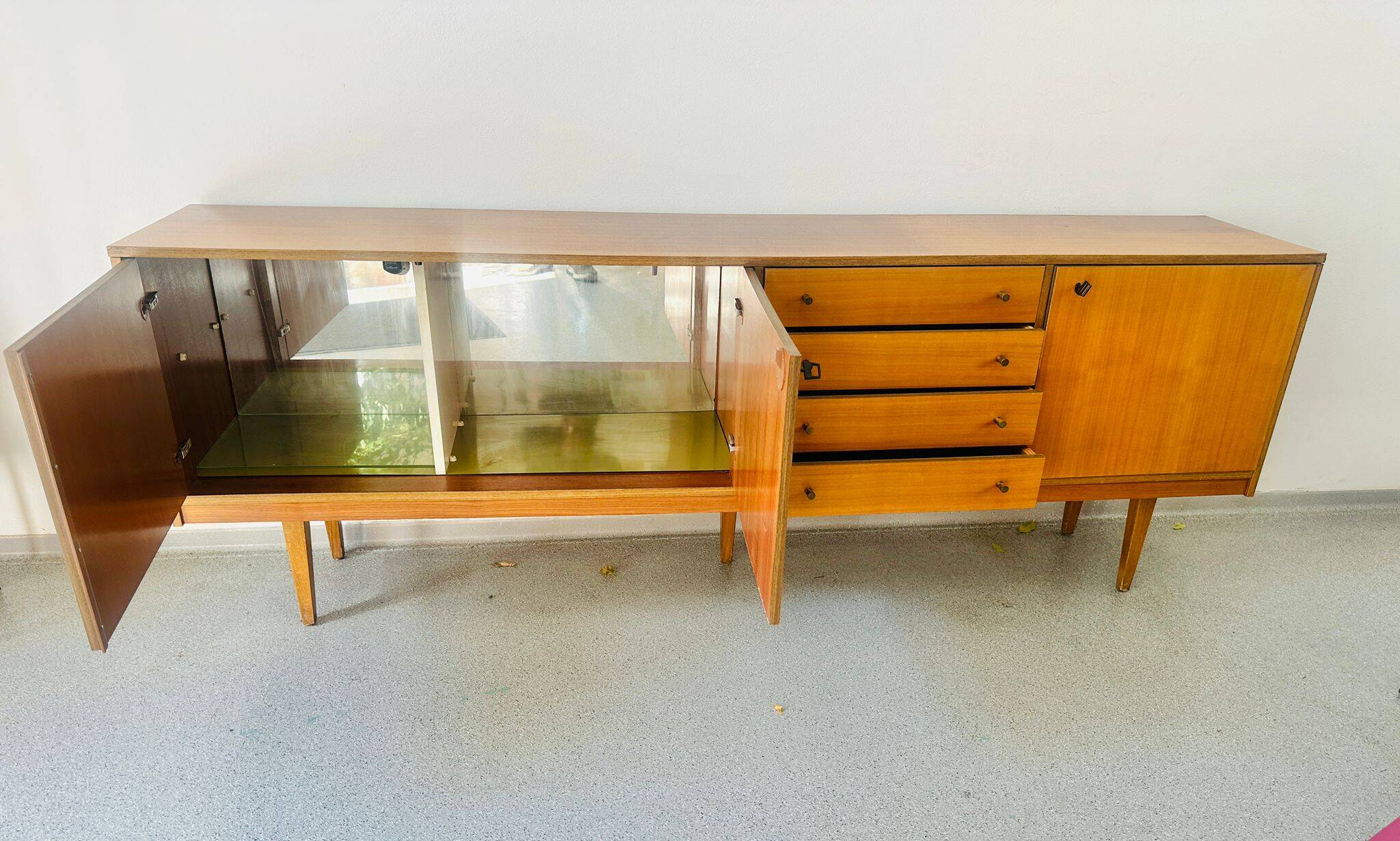 Large Mid-Century Sideboard 'Soziales Wohnen' 1960