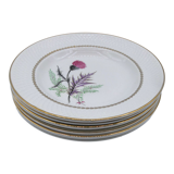 6 plates Moulin des Loups Imperia hollow