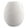 Biscuit porcelain vase by Kaiser, relief decoration, op art design.