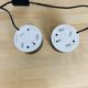 Pair of 70s space age mushroom lamps, Optelma