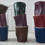 Set of 9 crumpled espresso cups Revol