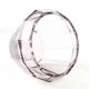 Art Deco vase, crystal, Moser, Czechoslovakia, 1930s