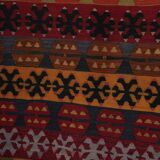 Tapis vintage turc de oushak tissé à la main 99x455 cm