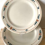 7 earthenware plates