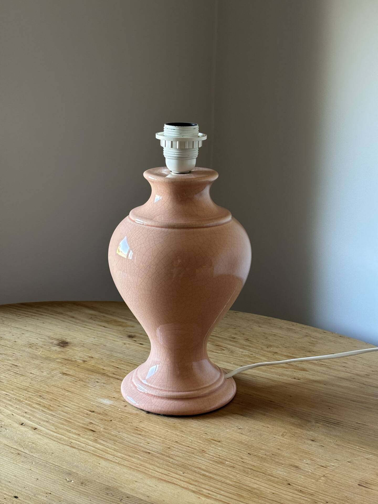 Cracked ceramic lamp - French manufacture