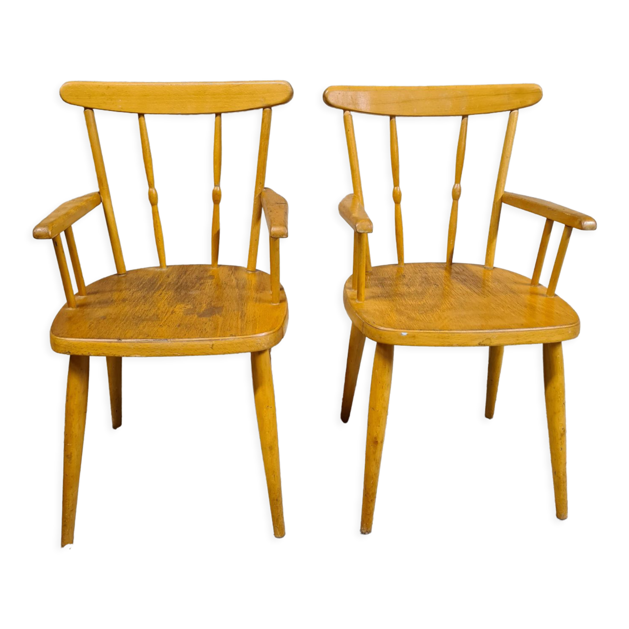 Pair of wooden armchair child Herlag