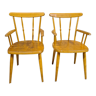 Paire de chaise fauteuil en bois enfant Herlag