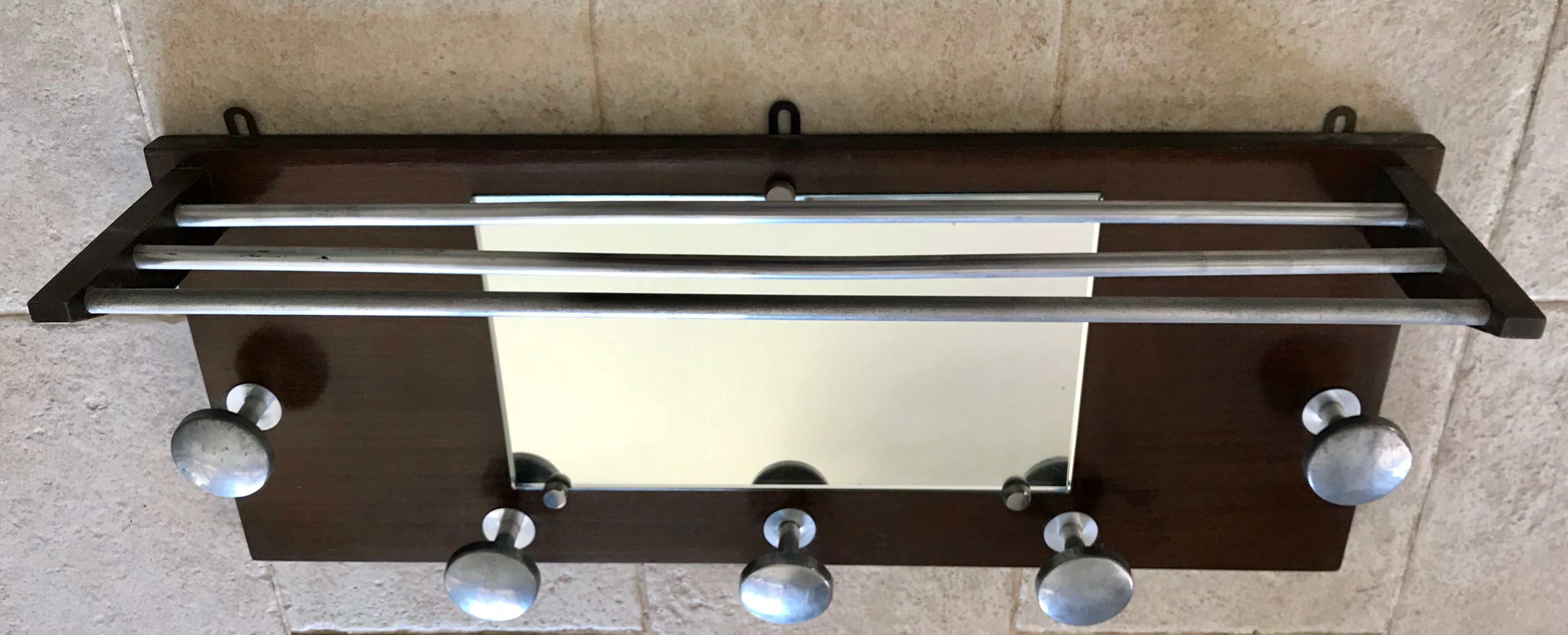 Coat locker room Art deco rosewood