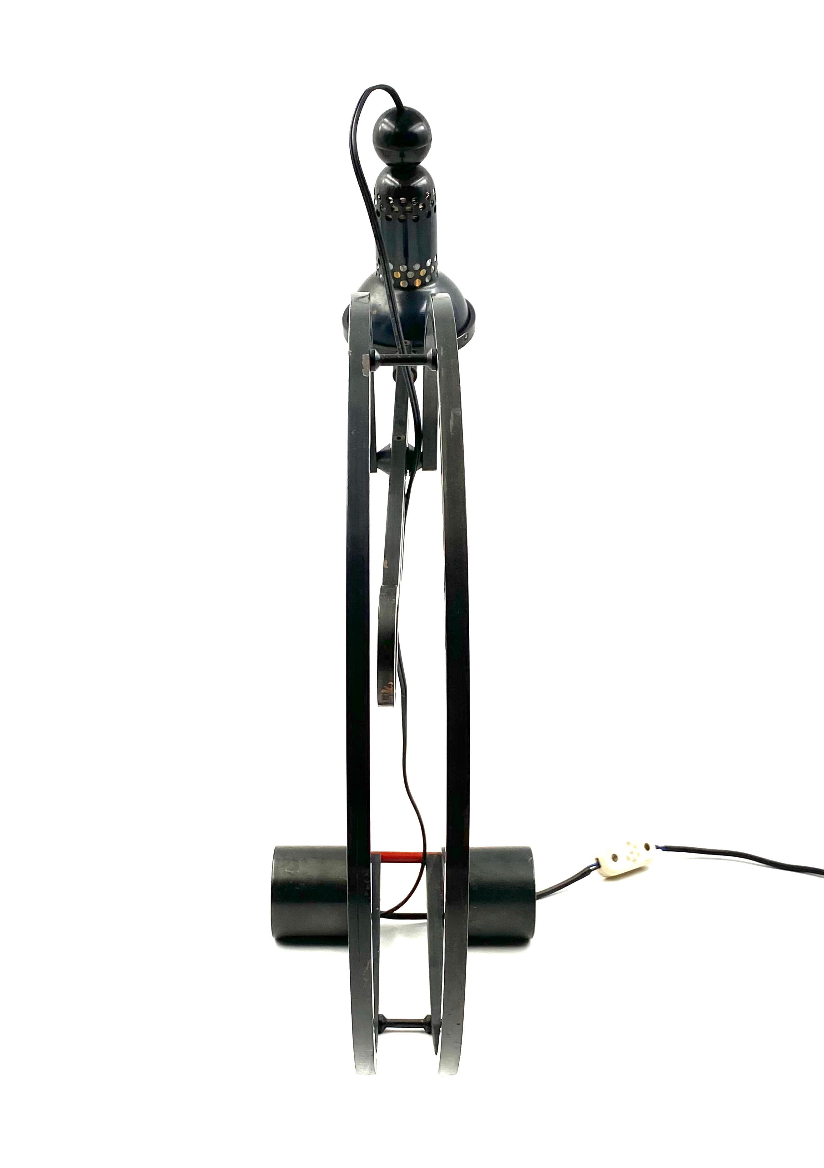 Charles Martin, Pendulum table lamp, Woka Austria 1970s