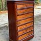 19th century solid wood weekly planner