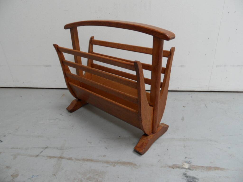 Vintage magazine rack 1950's