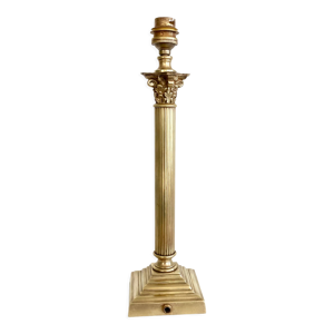 Pied de lampe bronze - classique
