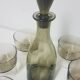 Tinted glass liquor service