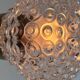 Mid-century glass and brass pendant by Napako, 1960s