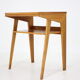 1960s Oak Side Table or TV Rack ,Czechoslovakia